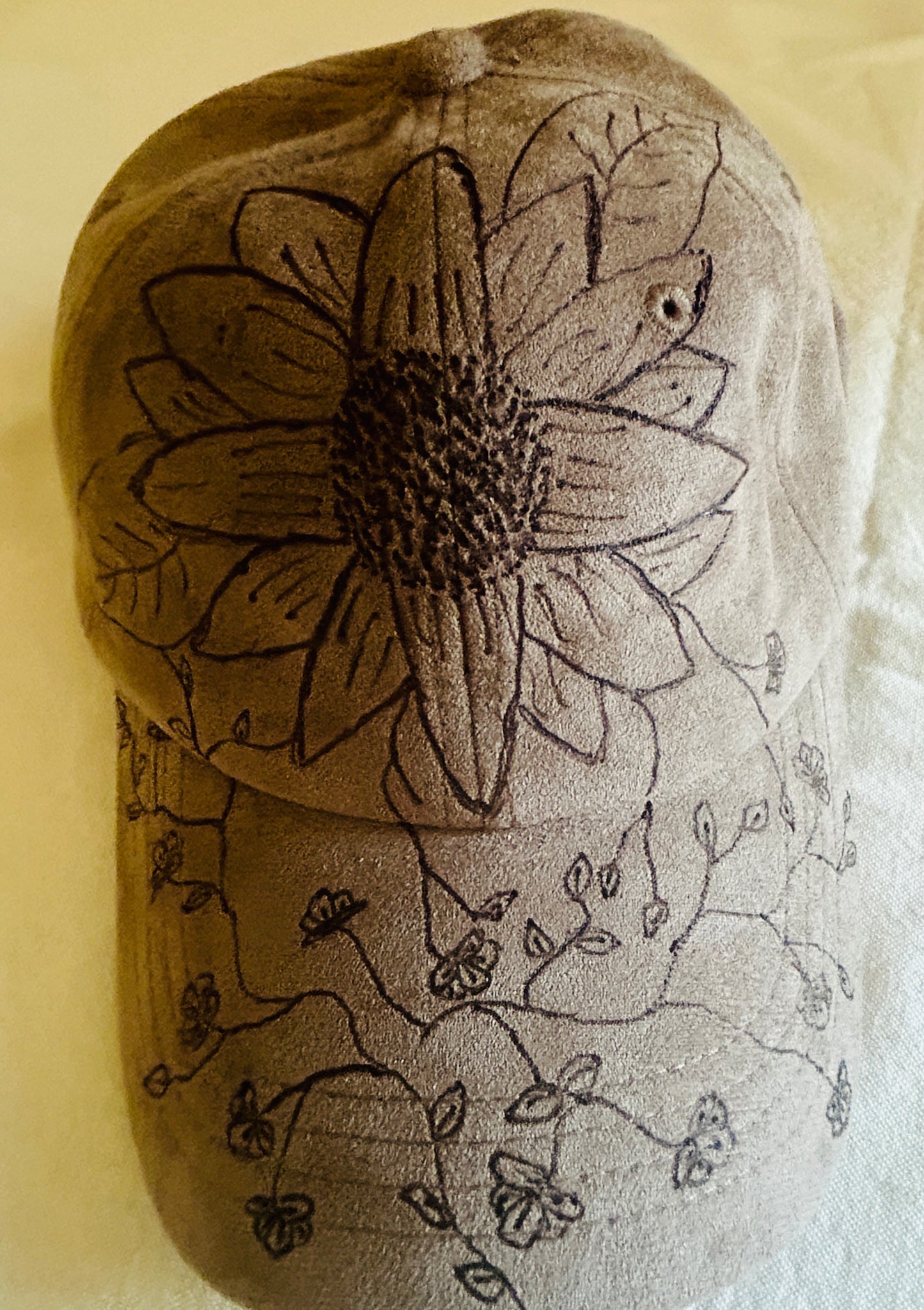 Pyrography Baseball Hat