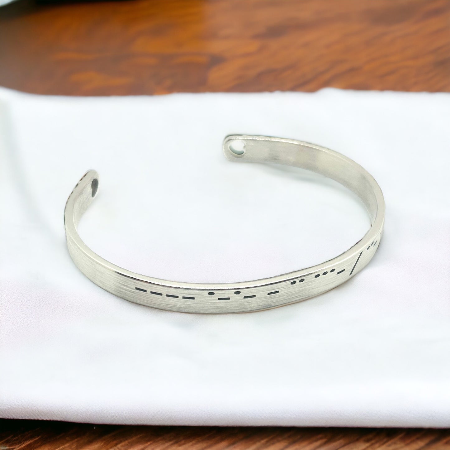 Morse Code Cuff Bracelet